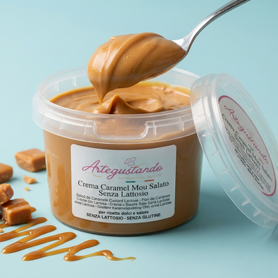 Crema Spalmabile Caramel Mou Salato – Senza Lattosio e Senza Glutine