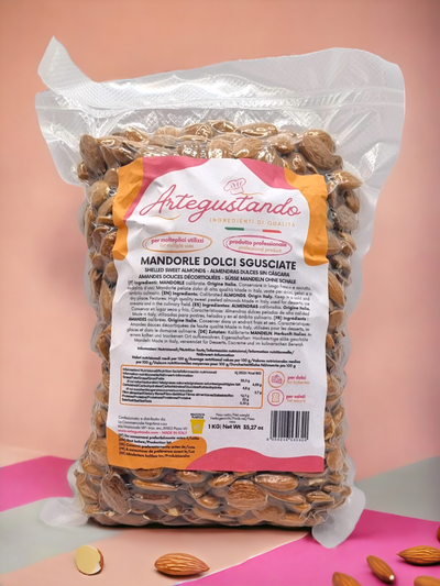 Mandorle Sgusciate Dolci Bari Calibrate 1 kg – Qualità Premium per Dolci e Pasticceria