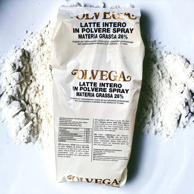 Sacco di latte intero in polvere spray 26% su fondo di latte in polvere, ingrediente dolci