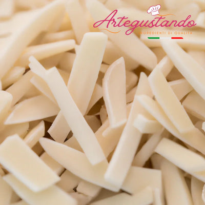 Mandorle a filetti naturali per pasticceria e dolci, ingredienti di alta qualità italiani.