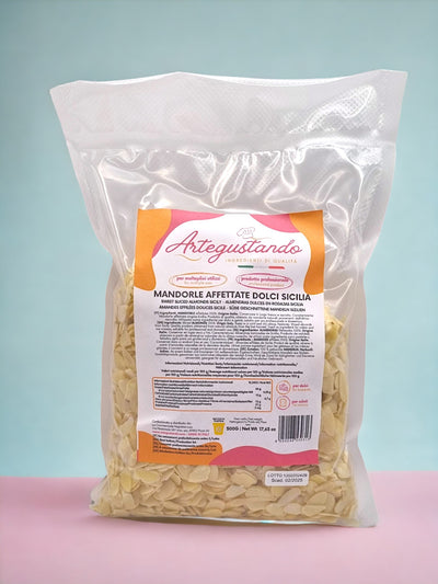 Mandorle Dolci Affettate 1 kg – Perfette per Pasticceria, Decorazioni e Dolci