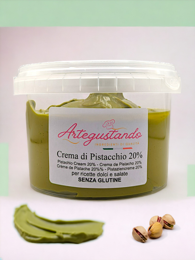 Crema al Pistacchio Spalmabile con il 20% di pistacchio - da 500g a 5 kg