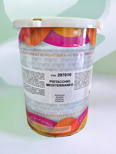 Pasta Gelato Pistacchio Mediterraneo per Gelato e Dolci Italiana 5 kg