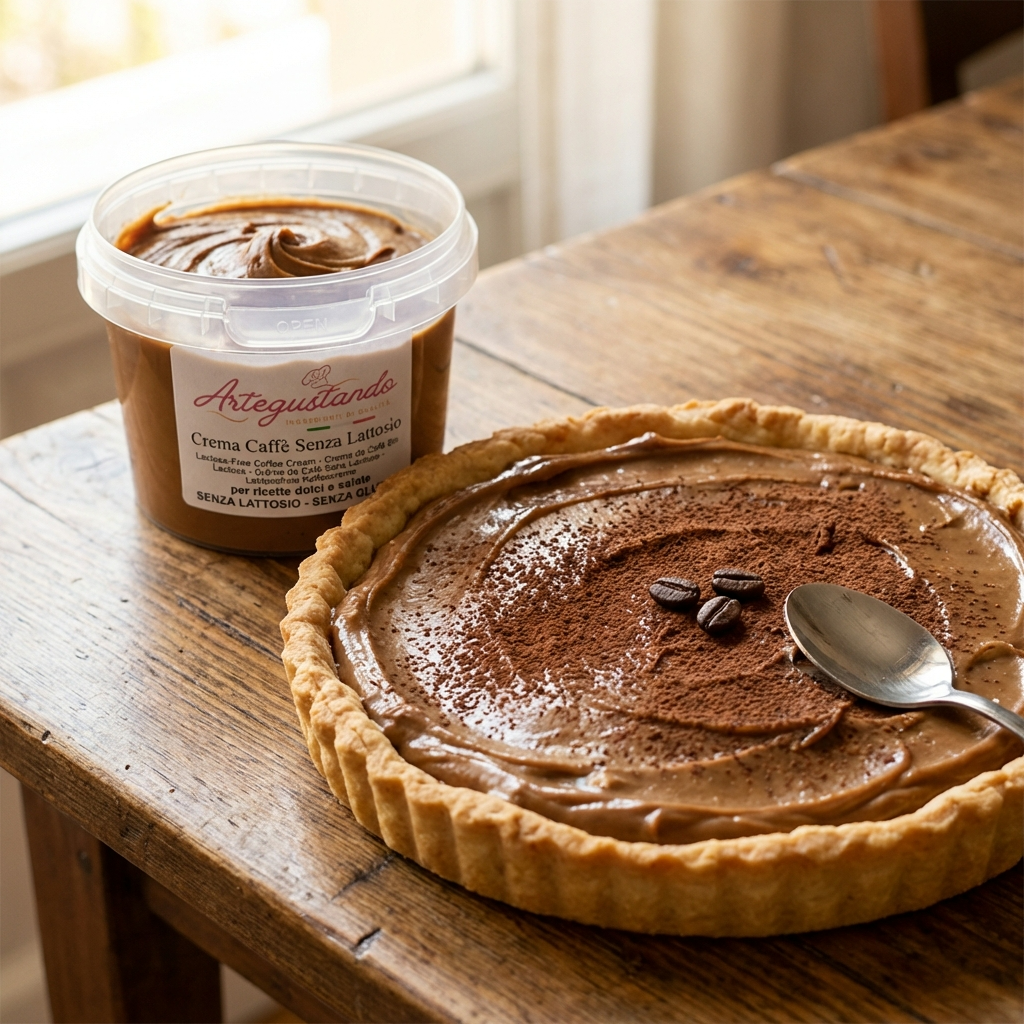Crema Spalmabile al Caffè 500g Senza Lattosio e Senza Glutine – Prodotto Italiano