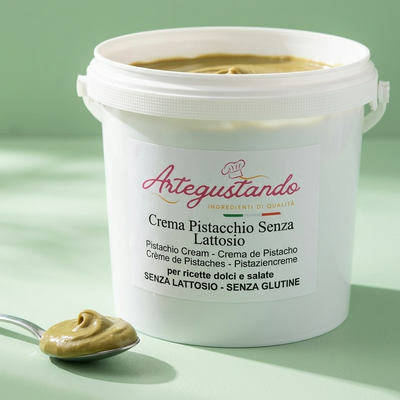 Crema Senza Lattosio al Pistacchio Senza Glutine - 5 kg