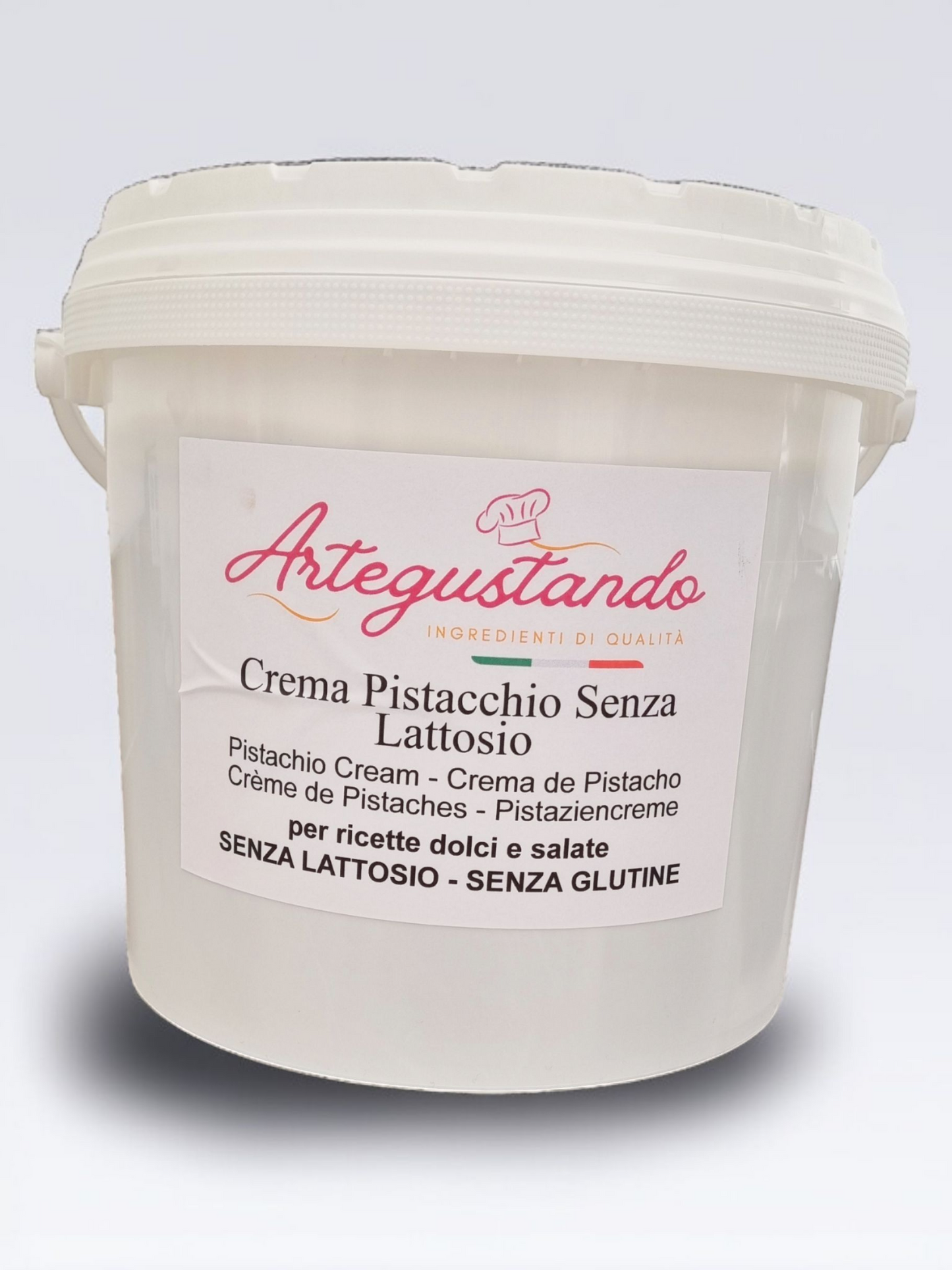 Crema Spalmabile al Pistacchio – Senza Lattosio e Glutine | da 500g a 5 kg