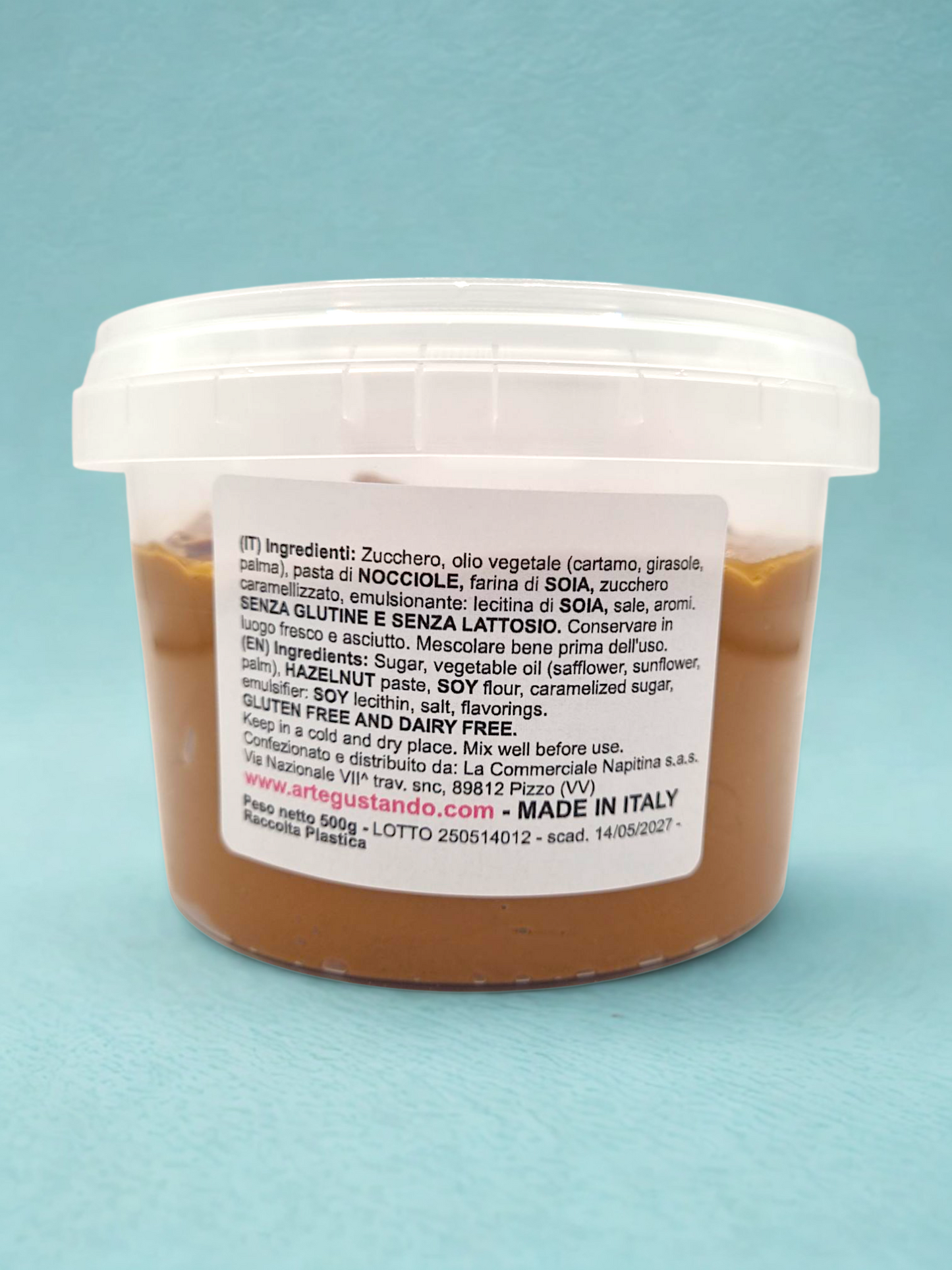 Crema Spalmabile Caramel Mou Salato – Senza Lattosio e Senza Glutine