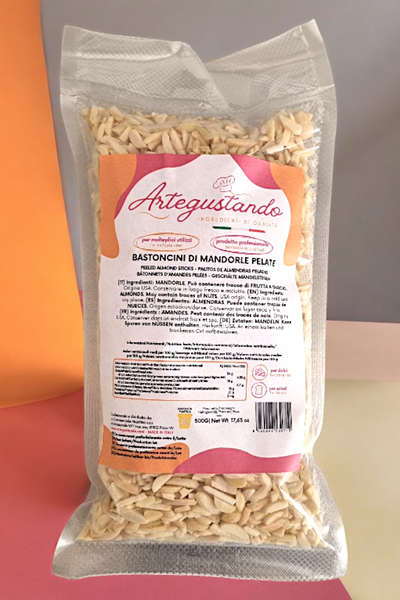 Bastoncini di Mandorle Pelate 1 kg – Perfetti per Pasticceria e Decorazioni