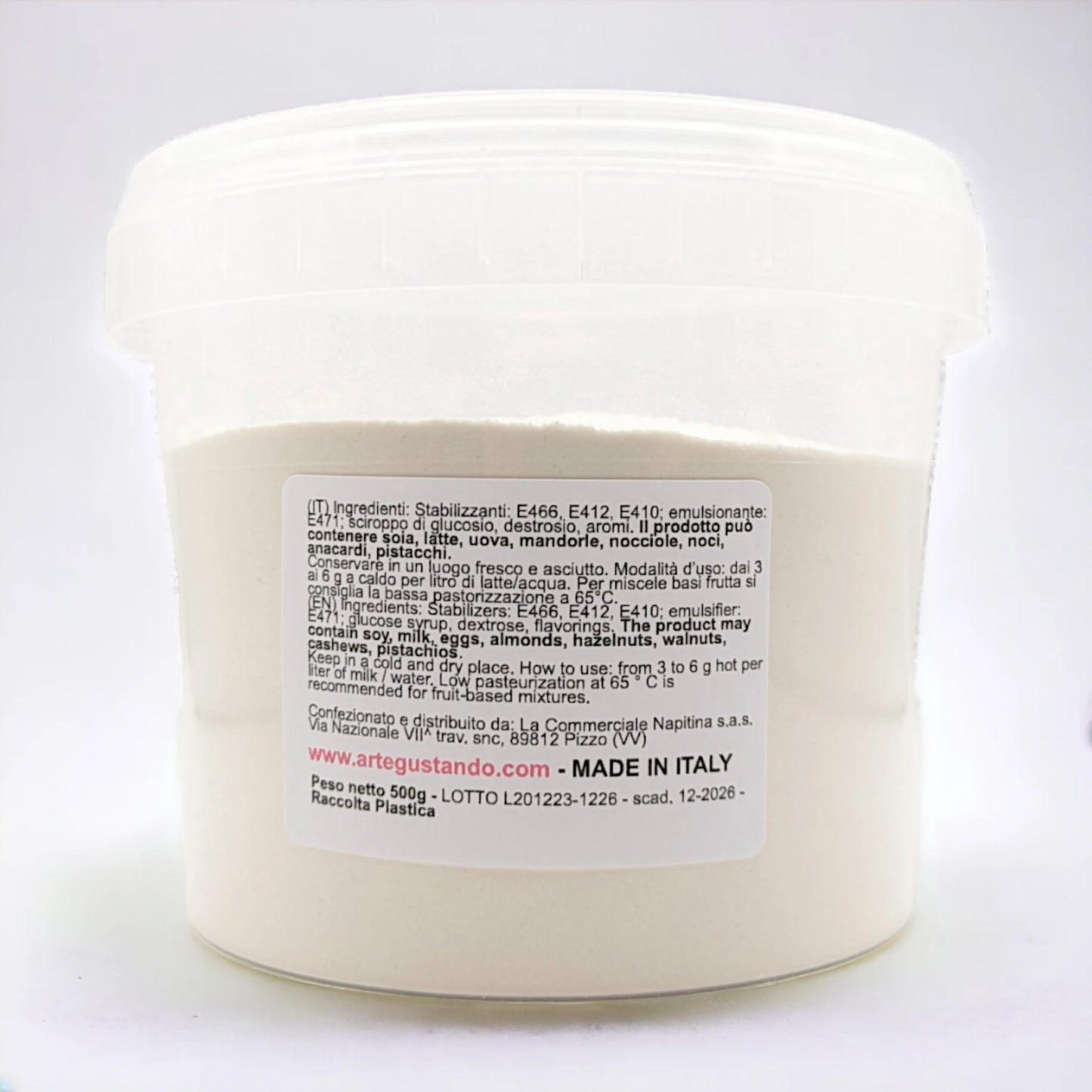 Neutro per Gelato 500g – Stabilizzante Professionale per Gelateria