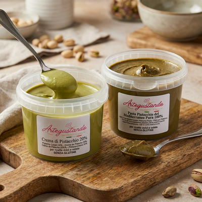 Pasta pura di pistacchio o crema spalmabile? Scopri le differenze e quale scegliere