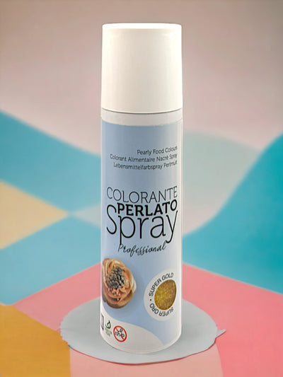 Colorante Alimentare Super Oro Perlato Spray Italiano - 250 ml