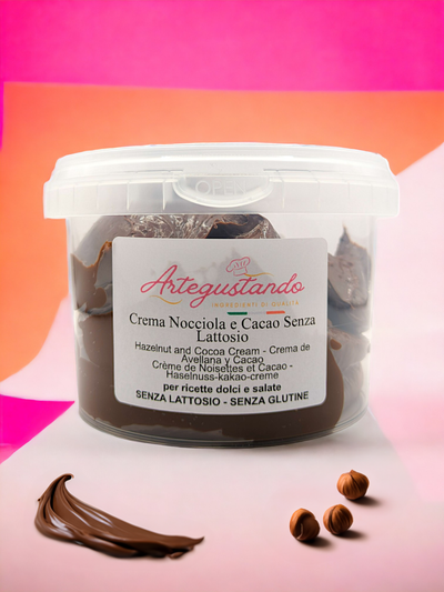 Crema Senza Lattosio Nocciola e Cacao - 500g