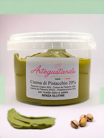 Crema al Pistacchio Spalmabile con il 20% di pistacchio - da 500g a 2 kg