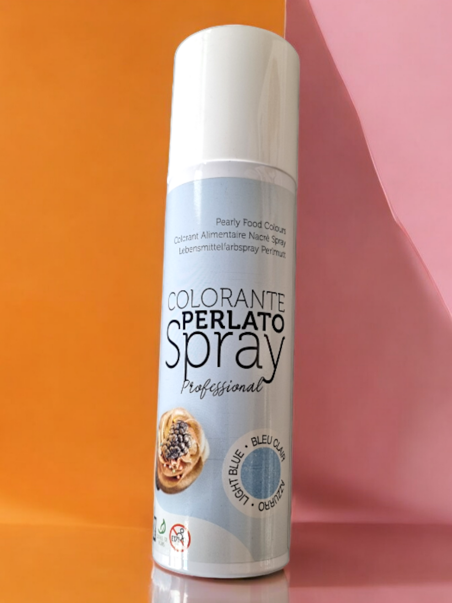 Colorante Alimentare Azzurro Perlato Spray Italiano - 250 ml