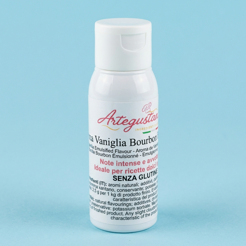 Aroma Emulsionato Vaniglia Bourbon 50ml – Alimentare per Creme e Dolci