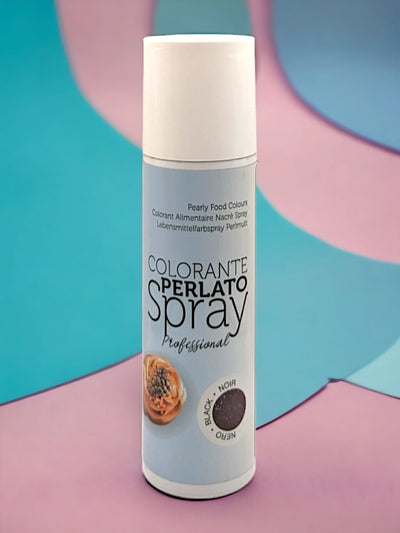 Colorante Alimentare Nero Perlato Spray Italiano - 250 ml