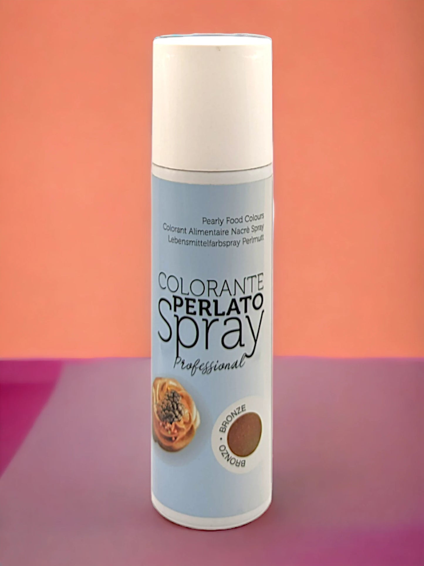 Colorante Alimentare Bronzo Perlato Spray Italiano - 250 ml