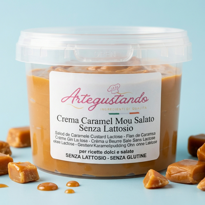 Crema Spalmabile Caramel Mou Salato – Senza Lattosio e Senza Glutine