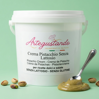 Crema Senza Lattosio al Pistacchio Senza Glutine - 5 kg
