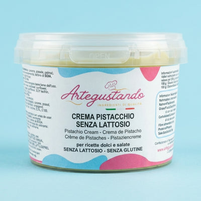Crema Spalmabile al Pistacchio – Senza Lattosio e Glutine | da 500g a 5 kg