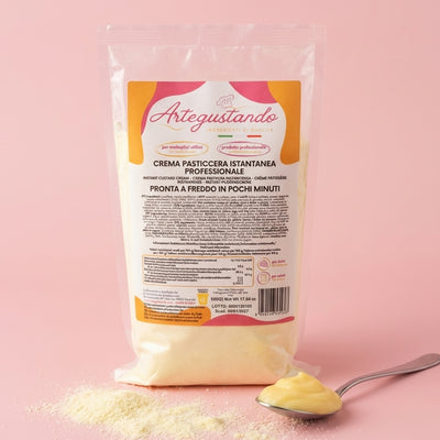 Crema Pasticcera Istantanea Professionale 500g – Pronta a Freddo in Pochi Minuti
