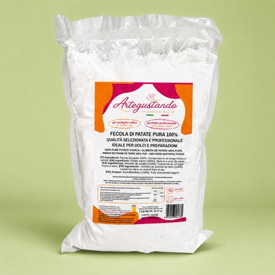 Fecola di Patate Pura 100% 1Kg – Amido Professionale per Dolci e Preparazioni