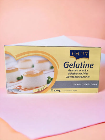 Gelatina Alimentare Animale 12 Fogli di Gelatina Professionale Gelita - 1 kg