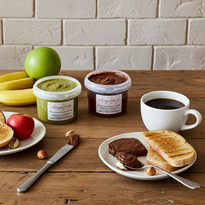 Crema Pistacchio Senza Lattosio, Cocco e Nocciola e Cacao - Offerta Convenienza