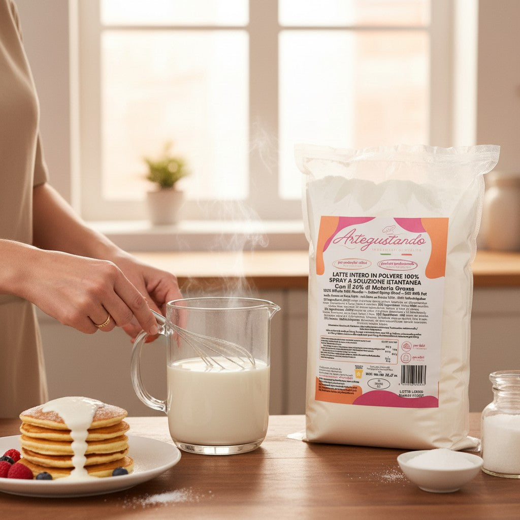 Latte Intero in Polvere con il 26% di Materia Grassa Professionale Italiano 1kg