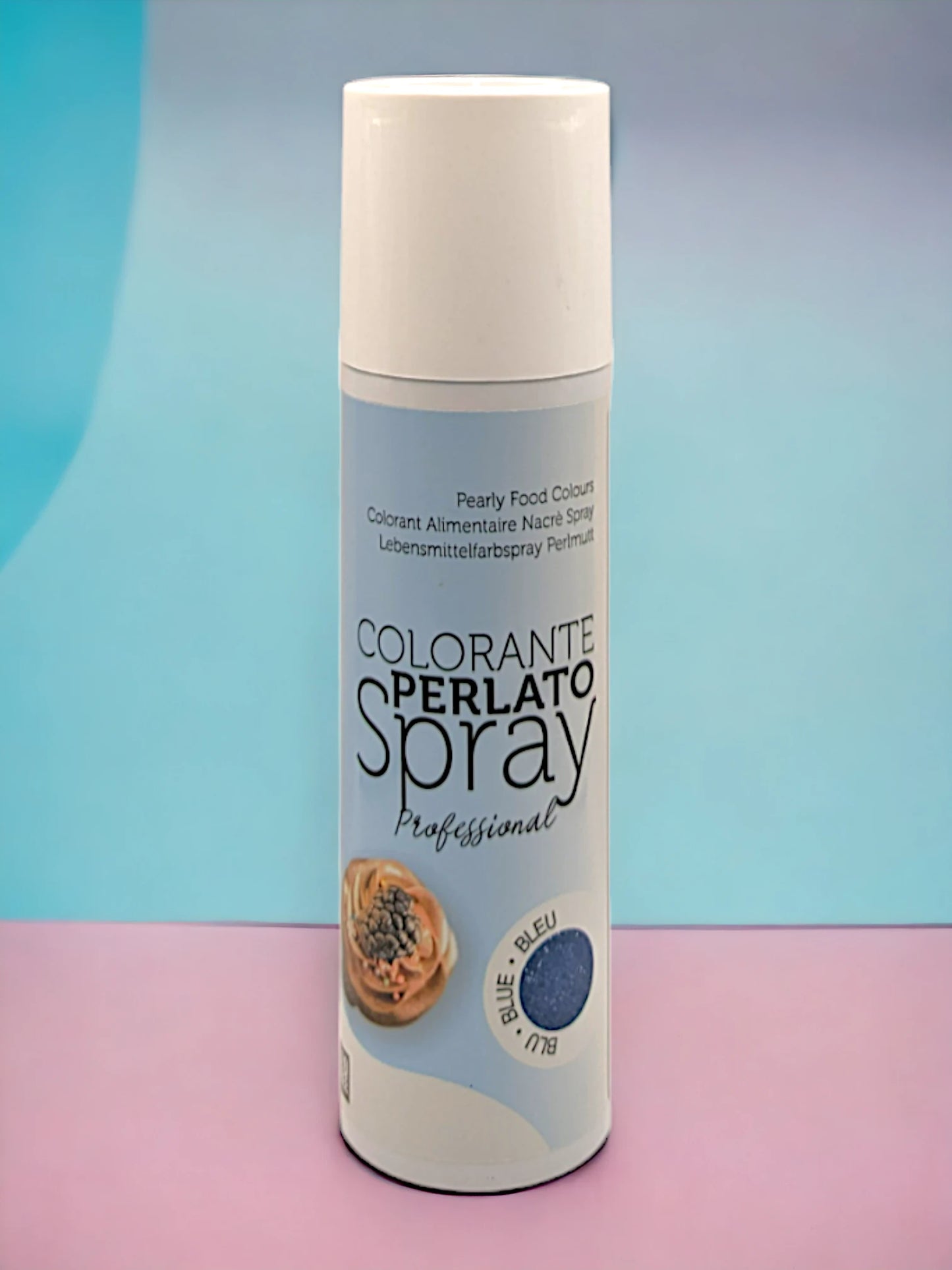 Colorante Alimentare Blu Perlato Spray Italiano - 250 ml