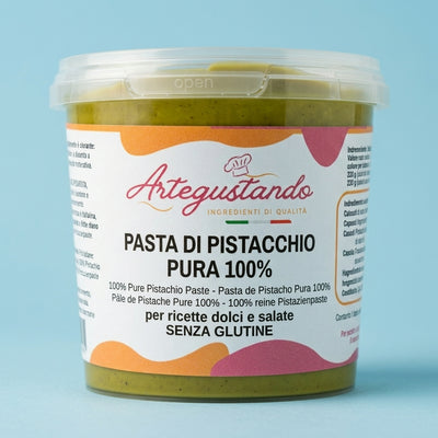 Pasta Pura di Pistacchio per Dolci, Gelato e Salato – 250g / 500g