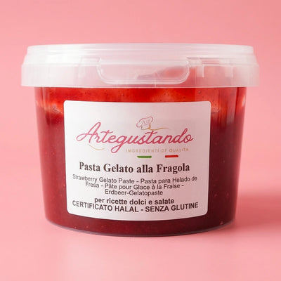 Pasta Fragola per Gelato e Dolci Senza Glutine - 250g/500g