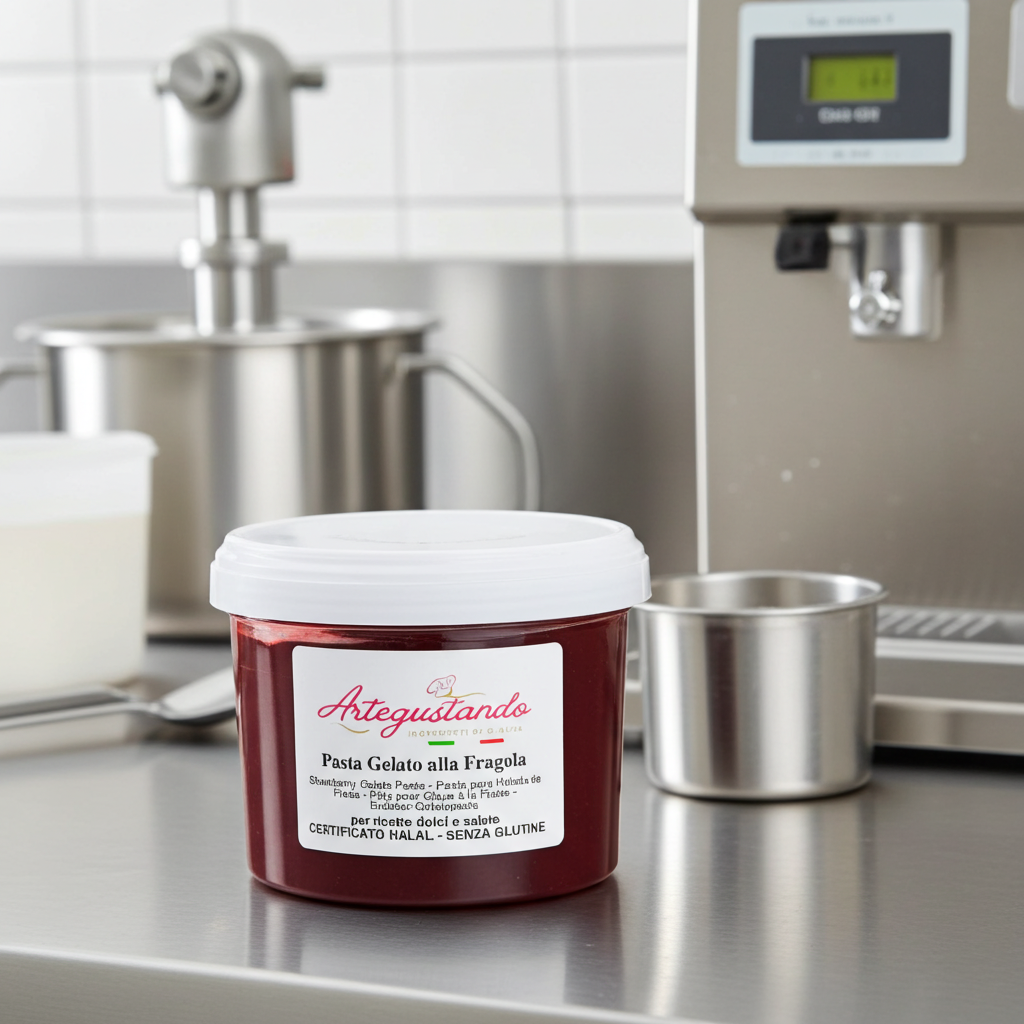 Pasta Fragola per Gelato e Dolci Senza Glutine - 250g/500g