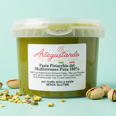 Pasta di Pistacchio Mediterraneo 100% Pura – Senza Glutine | da 250g a 2kg