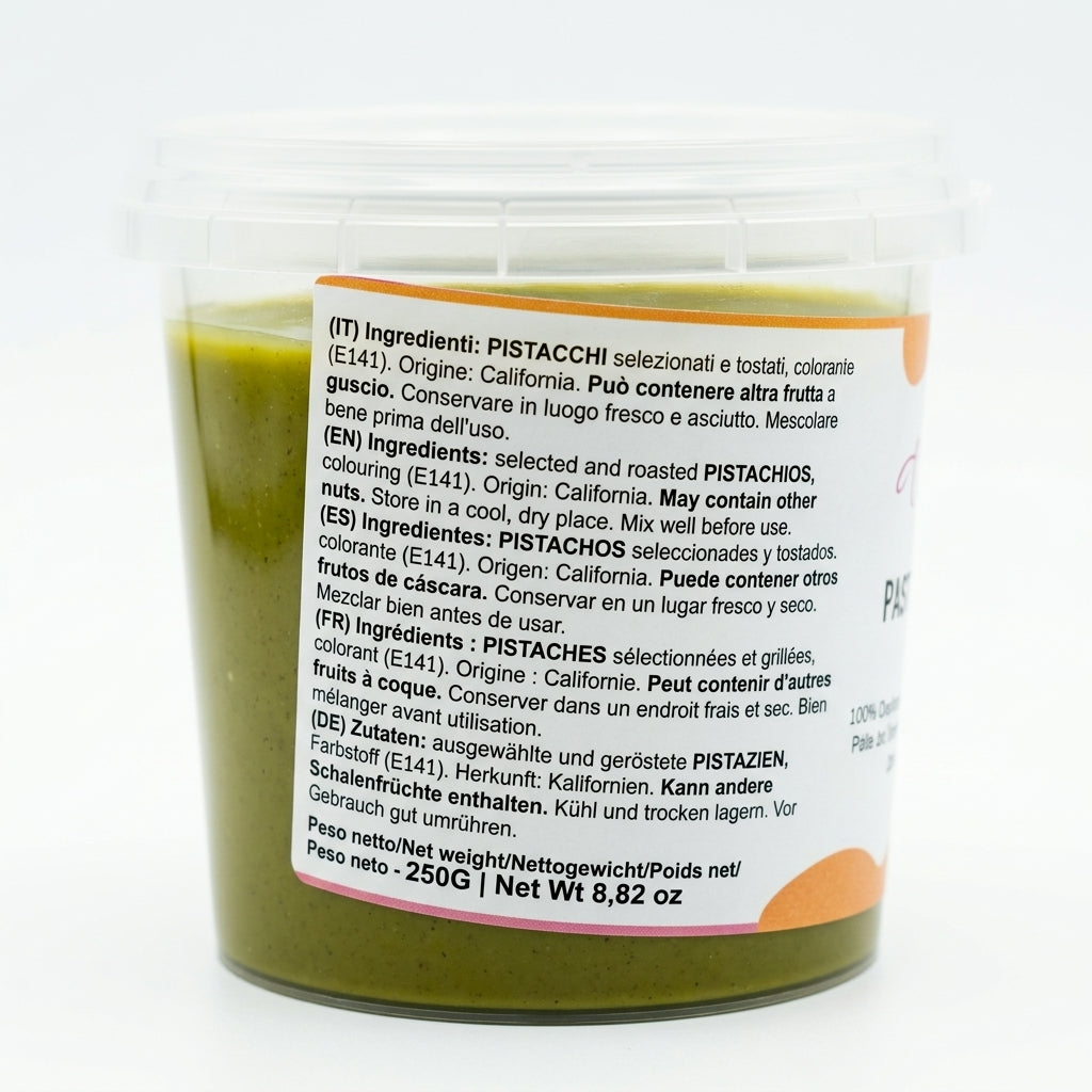 Pasta Pura di Pistacchio per Dolci, Gelato e Salato – 250g / 500g