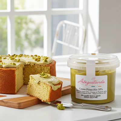 Crema al Pistacchio Spalmabile con il 30% di pistacchio - da 500g a 2 kg