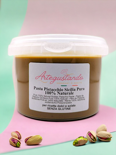 Pasta di Pistacchio Pura 100% Sicilia Naturale - da 250 a 500g