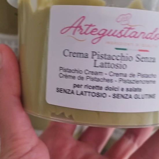 crema pistacchio senza lattosio